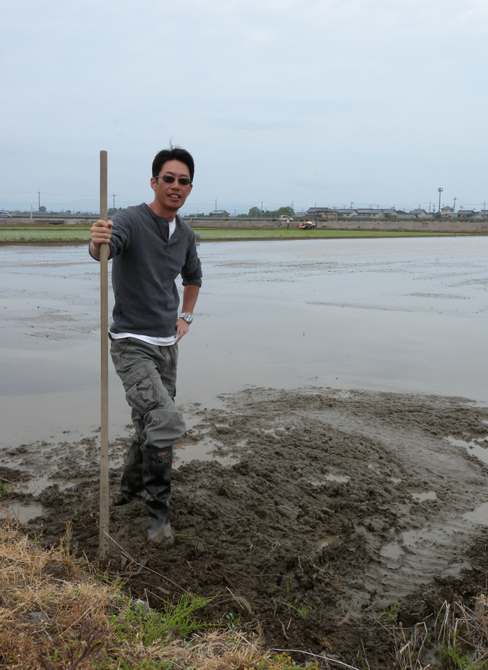 吾一農園㈱　代かき