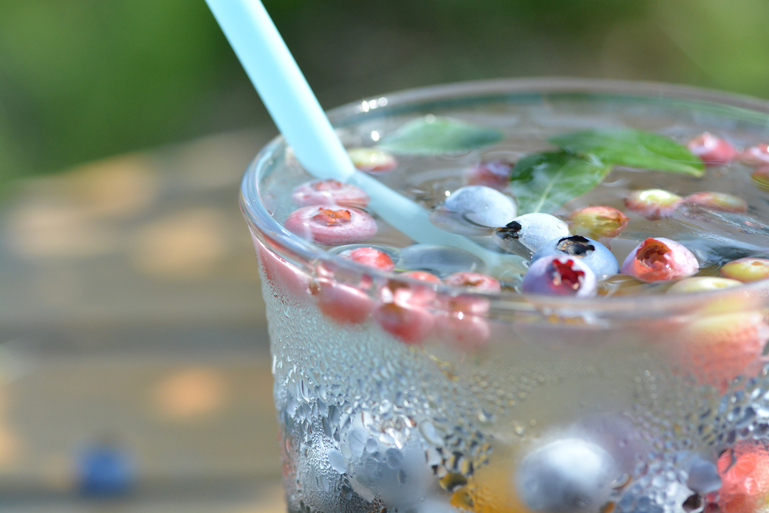 ブルーベリーシロップジュース