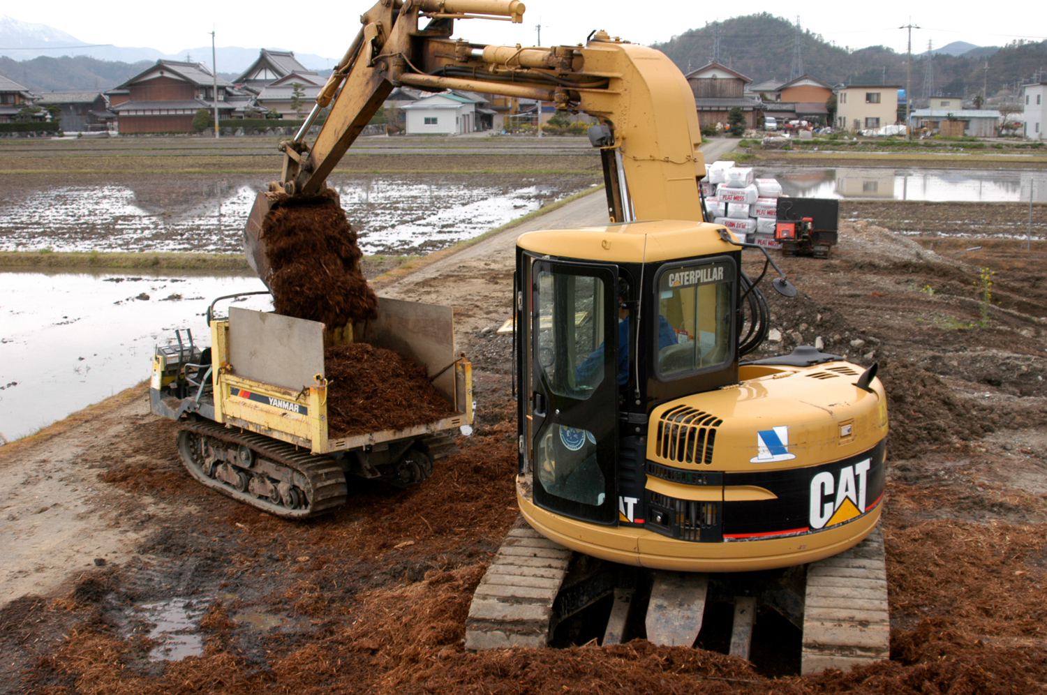 ブルーベリーの土資材